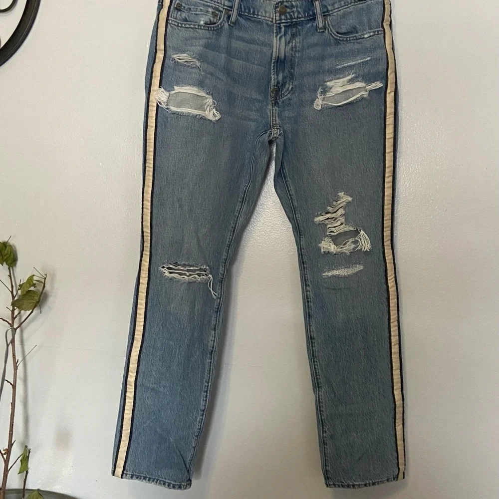 ABERCROMBIE & FITCH RACING STRIPED LANGDON SLIM - Picture 8 of 8